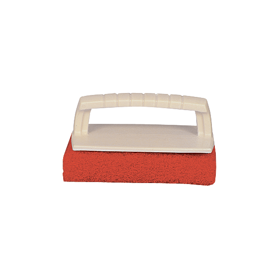 Scrub Pad with Handle (Medium) (Red)
