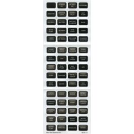 Black 60 Label Set