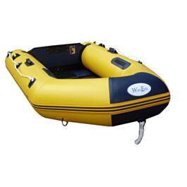 Wavejet Inflatables 2.50m Yellow WavEco Ultra inflatable boat with a solid transom ...