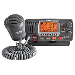 Cobra F77 Fixed VHF Marine Radio with GPS - Grey