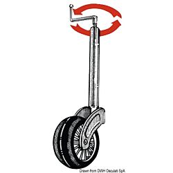 Height-Adjustable Front Wheel 48 mm (x1)