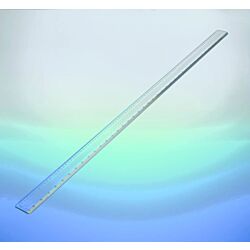 Flat Acrylic Rule 1 metre mm/inches     