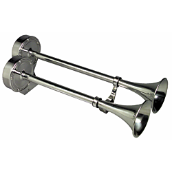 Dual Trumpet Horn 18 1/2"