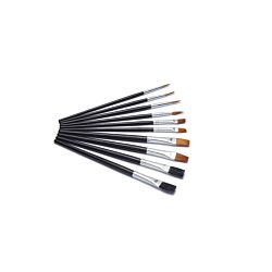 10 PACK HARRIS FLAT ARTIST PAINT BRUSH