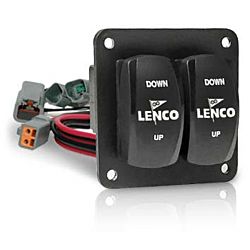 Lenco Electric Trim Tabs Double Rocker Switch