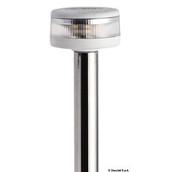 Pole Light with EVOLED 360° Light - Pull-Out Version with Wall-Mounting Stainless Steel Base