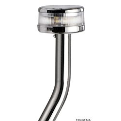 Pole Light with EVOLED 360° Light - Pull-Out Angular Version with Stainless Steel Base, Flat Mounting
