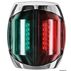 Sphera II LED Navigation Lights up to 20 m, Mirror-Polished Stainless Steel Body-112,5° + 112,5° bicolour