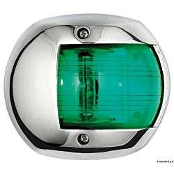 Classic 12 Navigation Lights Made of Mirror-Polished AISI316 Stainless Steel-112,5° right green