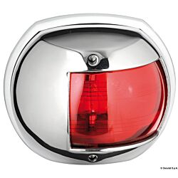 Maxi 20 Navigation Lights Made of Mirror-Polished AISI316 Stainless Steel-112,5° left red
