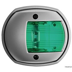 Compact 12 LED Navigation Lights-112,5° right green-Grey RAL 7042