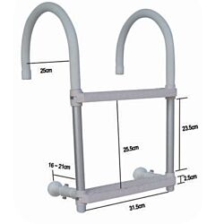 Aluminium Anti-Slip Boarding Ladders-2 Step