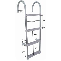 Aluminium Anti-Slip Boarding Ladders-4 Step
