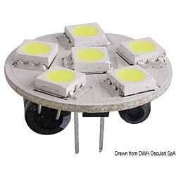 SMD LED Bulb, G4 Connection-Rear-6 LED Lights