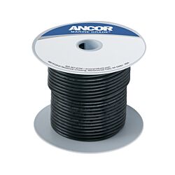 Tinned Copper Wire, 8AWG (8mm²) - 100ft-Black