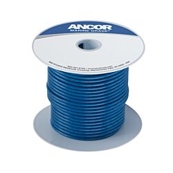 Tinned Copper Wire - 250ft-Blue-16AWG (1mm²)