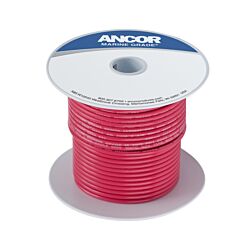 Tinned Copper Wire-Red-10AWG (5mm²)-100ft