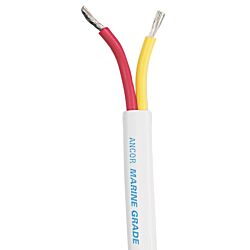 Ancor Safety Duplex Cable, 12/2 AWG (2 x 3mm²), Flat - 100ft