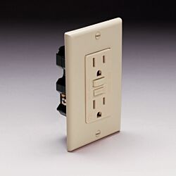 GFCI Receptacle, Ivory