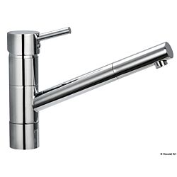 Diana Swivelling Mixer with Ceramic Cartridge, Adjustable Jet and Long Neck, Suitable for Kitchen Sinks