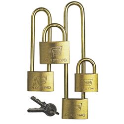 Keyed Alike Padlocks-Set of 3 padlocks using the same key.-6 mm Ø
