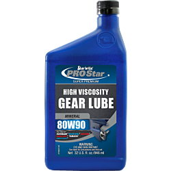 High Viscosity 80W90 Lower Unit Gear Lube