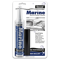 Geocel Marine Silicone Rubber Sealant Blister Pack 78g White