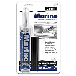Geocel Marine Silicone Rubber Sealant Blister Pack 78g Black