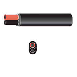 2.5mm 2 CORE CABLES (FLAT TWINS) TINNED COPPER