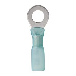 Heat Shrink Ring Terminals, x25 Pack-16/14AWG (1-2mm²)-1/4" (Ø6,4mm)