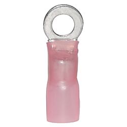 Heat Shrink Ring Terminals, x25 Pack-8AWG (8mm²)-1/4" (Ø6,4mm)