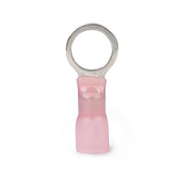 Heat Shrink Ring Terminals, x25 Pack-8AWG (8mm²)-1/2" (Ø10,3mm)