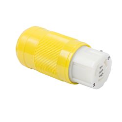 Female Connector, 32A 230V, Yellow