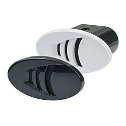 12V Drop-In "H" Horn with Black and White Grills