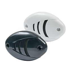 12V Drop-In Low Profile Horn with Black and White Grills