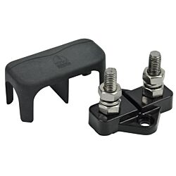 Insulated Distribution Stud, Dual 1/4" - (Black)