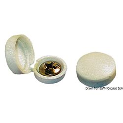 Shore Cap Under-Screw Washer White