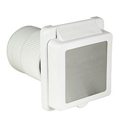 Inlet, 50A 125/250V, Square, White