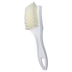 Small Plastic Utility Brush with Nylon Bristles