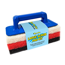 Large Scrub Pad Kit with Handle
