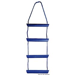 Blue Nylon Cord Ladder, 5 Polycarbonate Steps