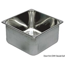 Stainless Steel Rectangular Sink-330x330 mm (internal)
