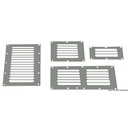 Louvred Vent Polished Stainless Steel