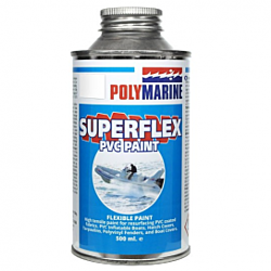 PVC 'Superflex' Flexible Paint - 500ml Tin White