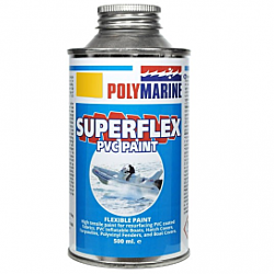 PVC 'Superflex' Flexible Paint - 500ml Tin Yellow