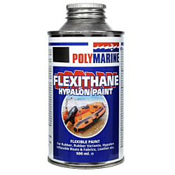 Flexithane Hypalon Paint - 500ml Black 