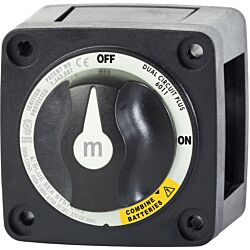 m-Series Mini Dual Circuit Plus™ Battery Switch - Black