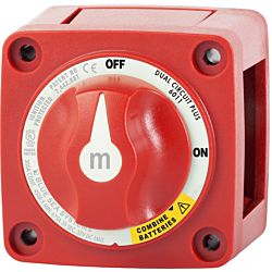 m-Series Mini Dual Circuit Plus™ Battery Switch - Red