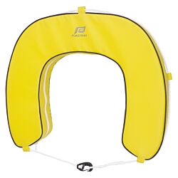 Horseshoe Buoy with Removable Cover-Yellow-Buoy only