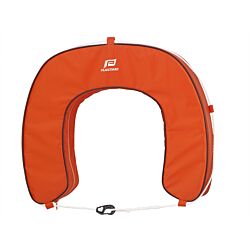 Horseshoe Buoy with Removable Cover-Orange-Buoy set